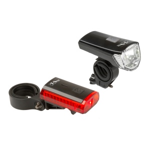 Set Lumini cu Acumulator M-WAVE ATLAS K 11 USB - Img 1