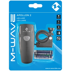 Far cu Baterii M-WAVE APOLLON 2 Negru 1Watt - Img 2