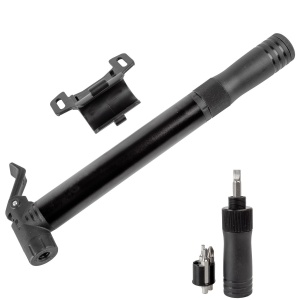 Pompa Mini M-WAVE CTP cu MiniTool Negru Aluminiu - Img 1