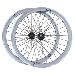 Set Roti SXT Single Speed/Fixie 700-32H 40 mm Siver - Img 1