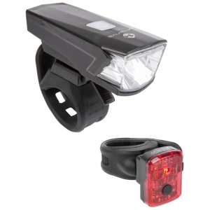 Set Lumini cu Acumulator M-WAVE ATLAS K15 USB - Img 1