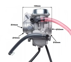 Carburator ATV Linhai 400cc - Img 2
