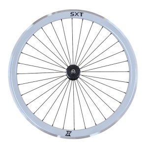 Roata Fata Single Speed/Fixie SXT 700-32H 40 mm Alb - Img 1