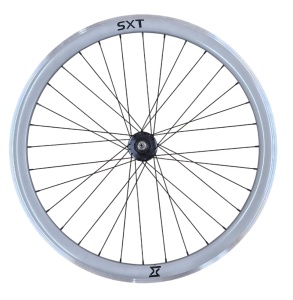 Roata Spate Single Speed/Fixie SXT 700-32H 40 mm Silver - Img 1