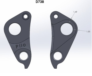 Ureche Cadru PILO D738 Specialized - Img 2