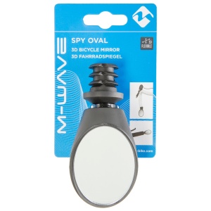 Oglinda Bicicleta M-WAVE 3D SPY OVAL - Img 2