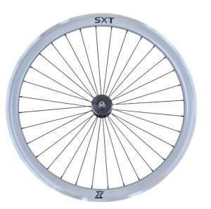 Roata Fata Single Speed/Fixie SXT 700-32H 40 mm Silver - Img 1
