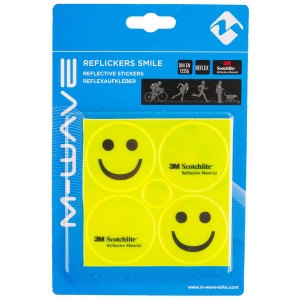 Stikere Reflectorizante M-WAVE REFLICKERS SMILE - Img 2