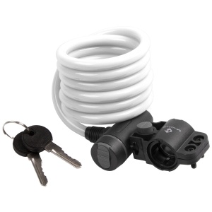 Antifurt cu Cheie M-WAVE "S 10.18" Alb - Img 1