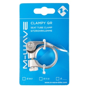 Colier Tija Sa M-WAVE "CLAMPY QR" 34,9 mm-Silver - Img 2