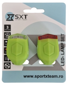 Set Flash cu Baterii SXT (silicone) Verde Lime - Img 2
