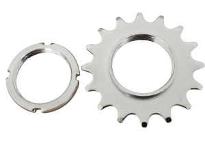 Pinion Fixie 1/2x1/8" SXT 16T + Lock Ring Silver