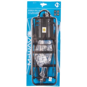 Portbagaj Aluminiu Spate M-WAVE SCREW-ON II A 24"-28" Negru - Img 2