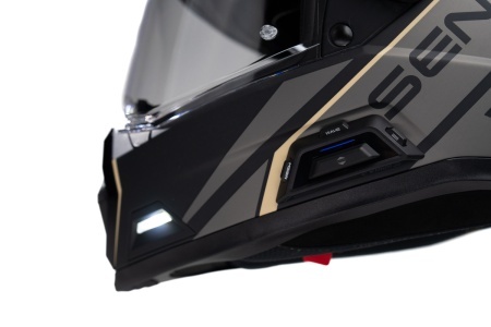 OUTLANDER - Dual Sport bukósisak integrált MESH kommunikációs rendszerrel - Img 3