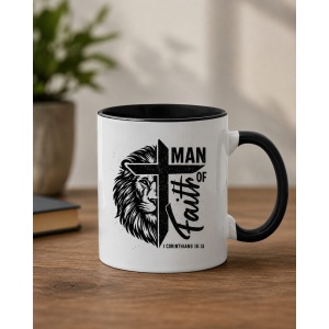 Man of faith bögre
