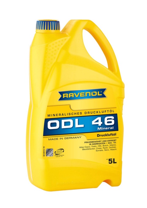 Ulei compressor RAVENOL ODL 46 Druckluftoel 5 L