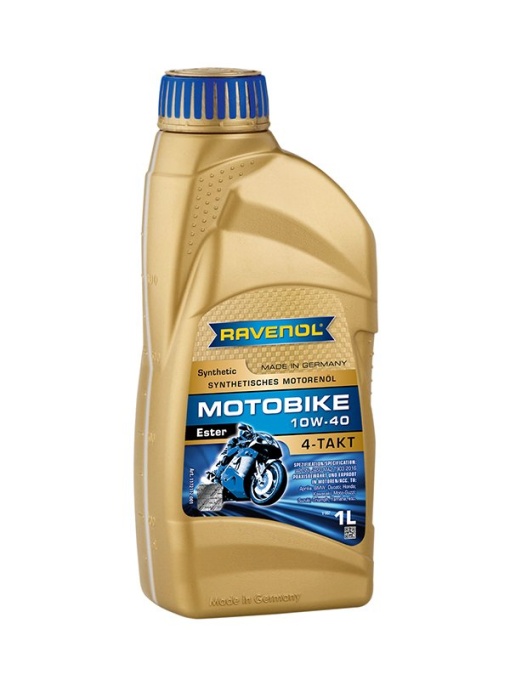 Ulei motor 4 timpi RAVENOL Motobike 4-T Ester 10W-40 1 L