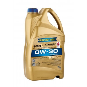 Ulei motor RAVENOL SSO SAE 0W-30 USVO 5 L,1111100-005, integral sintetic