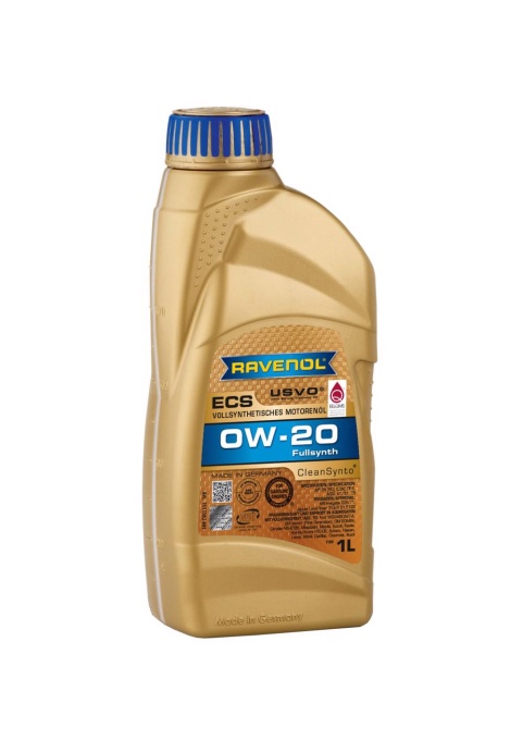 Ulei motor RAVENOL ECS SAE 0W-20 USVO 1 L, 1111102-001, integral sintetic