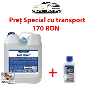 Pachet RAVENOL AdBlue® 10 L + RAVENOL curatare AdBlue® cu transport inclus
