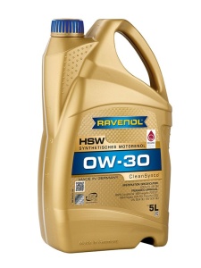 RAVENOL HSW SAE 0W-30 Cleansynt 5L, Ulei motor , BMW Longlife-04, MB-Freigabe 229.51/229.52, VW 504 00/507 00,Porsche C30