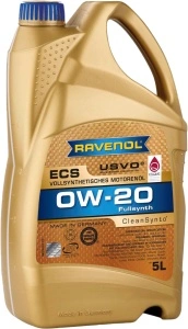 RAVENOL ECS SAE 0W-20 USVO 5 L - ulei motor - API SN, Jaguar Land Rover STJLR.51.5122, MB-Freigabe 229.71, Opel OV 040 1547 - A20
