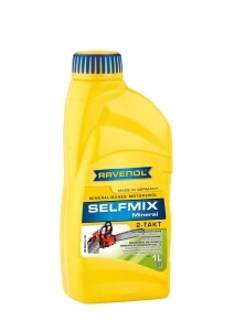 RAVENOL Selfmix 2T 1 L - Ulei mineral preximat, JASO FB, Hitachi, Husqvarna, Jonsered, Makita, Maruyama, McCulloch, Oleo-Mac, Oregon, Partner, Poulan, Ryobi, Stihl
