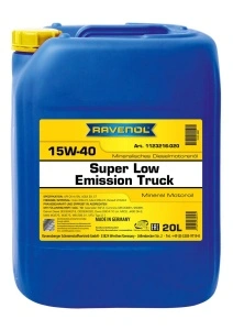 RAVENOL Super Low Emission Truck SAE 15W-40, ulei motor camion, VOLVO VDS-4.5, Mack EOS-4.5, Renault VI RLD-3, DTFR 15C100