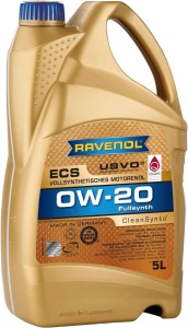 Ulei motor RAVENOL ECS SAE 0W-20 USVO 5 L