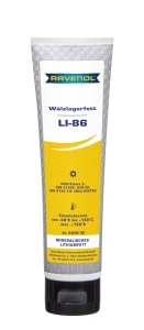 Vaselina multifunctionala RAVENOL Wälzlagerfett LI-86 0.1 kg