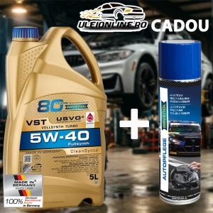 RAVENOL VST SAE 5W-40 USVO Ulei motor 5 L - CADOU Spray cu spumă de curățare - BMW Longlife-01 - MB-Freigabe 229.5,Renault RN0700/RN0710