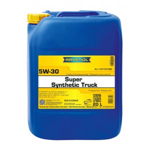 Ulei motor camioane RAVENOL Super Synthetic Truck SAE 5W-30 20 L, 1121101-020, sintetic