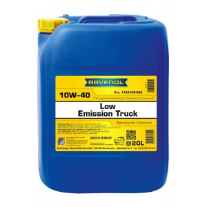 Ulei motor comanione RAVENOL Low Emission Truck SAE 10W-40 20 L, 1122109-020
