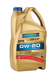Ulei motor RAVENOL DFE SAE 0W-20 USVO 5 L (aktion)