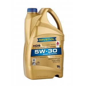 Ulei motor RAVENOL HDS SAE 5W-30 5 L, 1111121-005, sintetic