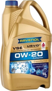 Ulei motor RAVENOL VSE SAE 0W-20 USVO 5 L