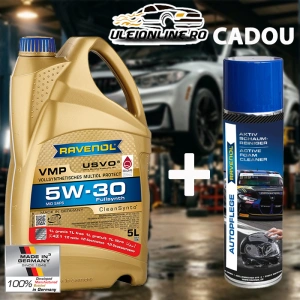 RAVENOL VMP SAE 5W-30 USVO 5 L (aktion) - CADOU Spray cu spumă de curățare- Ulei motor - VW 507 00, VW 504 00, BMW Longlife-04, MB-Freigabe 229.51, Porsche C30