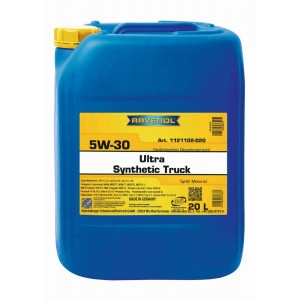 Ulei motor camioane RAVENOL Ultra Synthetik Truck SAE 5W-30 20 L, 1121102-020, sintetic