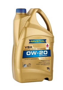 RAVENOL VSH SAE 0W-20 Cleansynto 5 L, Ulei de motor,Porsche C20, VW 508 00/ 509 00
