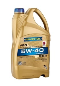 Ulei motor GAZ RAV VEG SAE 5W-40 5 L, integral sintetic