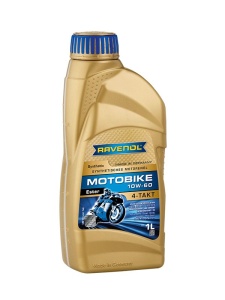 RAVENOL Motobike 4-T Ester 10W60 1 L,Ulei motociclete, JASO MA2 T903,BMW, Aprilia, Ducati, Honda, Kawasaki, Moto-Guzzi, Suzuki, Triumph, Yamaha