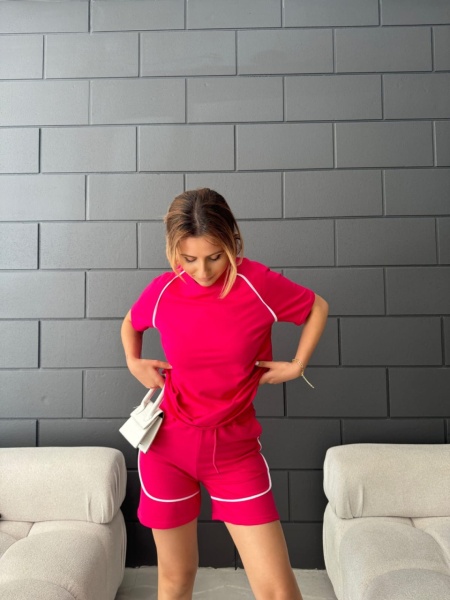 Compleu calitativ cu pantaloni scurti de dama cod x0979