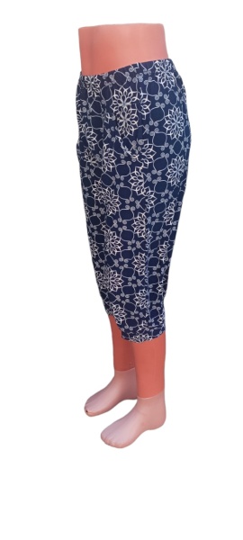 Pantaloni 3 sfert vaporosi de vara pentru dama cod x5388