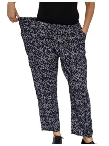 Pantaloni lungi vaporosi de vara pentru dama cod x5368