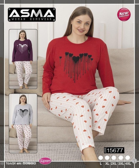 Pijama dama din bumbac calitativ model nou cod x5598