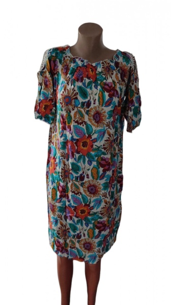 Rochie dama cu maneca scurta, din bumbac cod a1397