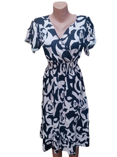Rochie de vara cu diferite imprimeuri model nou cod x5656
