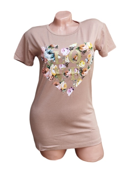 Tricou dama din bumbac calitativ model nou cod x1198