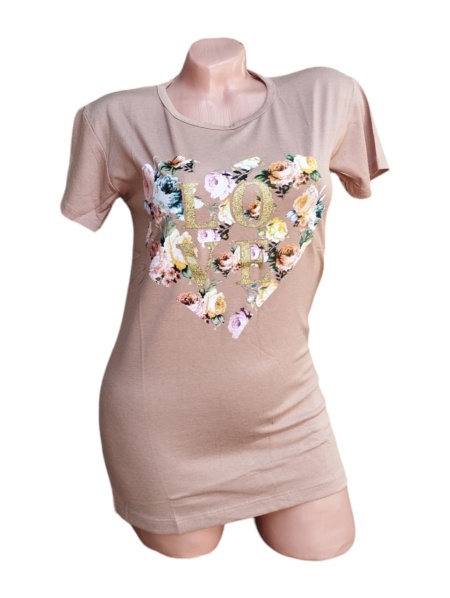 Tricou dama din bumbac calitativ model nou cod x1203