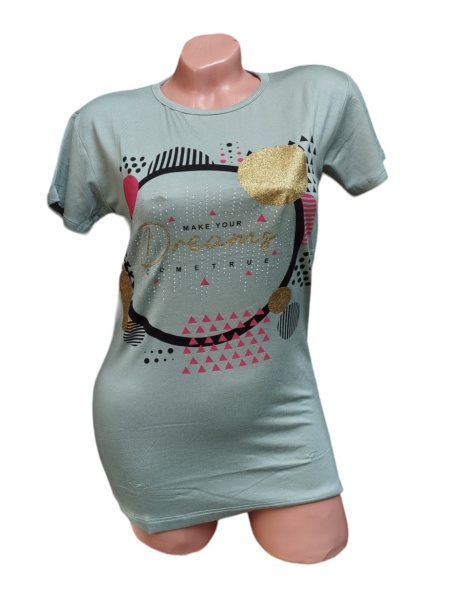 Tricou dama din bumbac calitativ model nou cod x1279